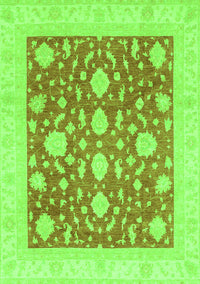 Oriental Green Traditional Rug, abs3782grn