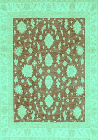 Oriental Turquoise Traditional Rug, abs3782turq