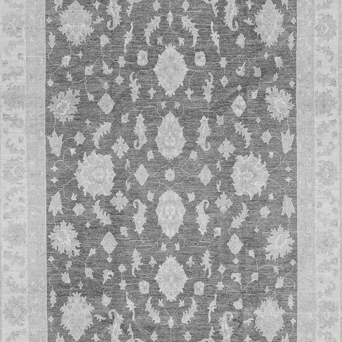 Machine Washable Oriental Gray Traditional Rug, wshabs3782gry