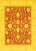 Oriental Yellow Traditional Rug, abs3782yw