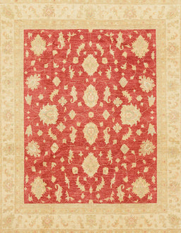 Abstract Orange Red Oriental Rug, abs3782