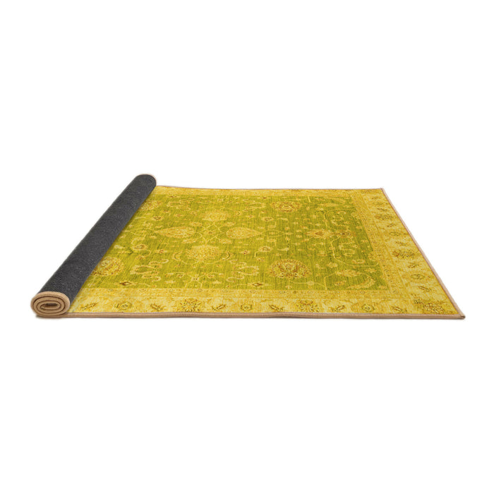 Sideview of Oriental Yellow Traditional Rug, abs3783yw