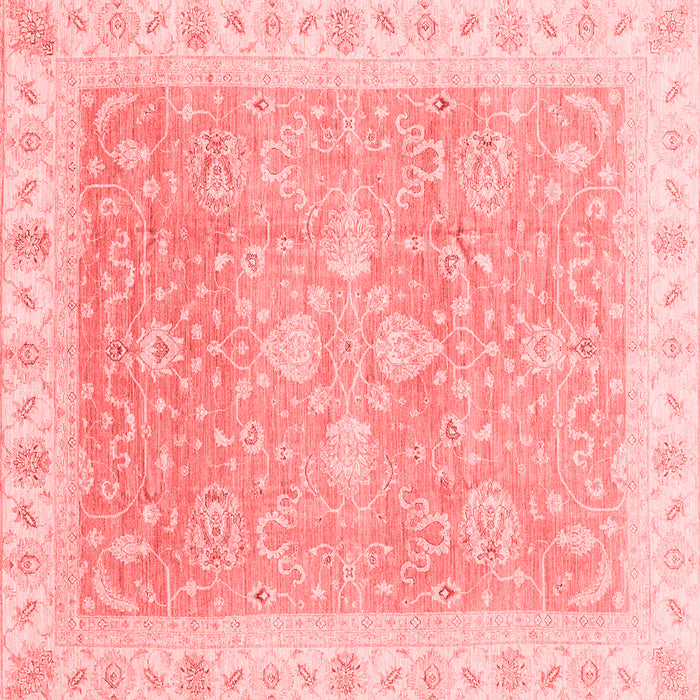 Machine Washable Oriental Red Traditional Rug, wshabs3783red