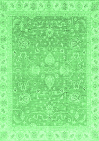 Oriental Emerald Green Traditional Rug, abs3783emgrn