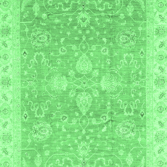 Oriental Emerald Green Traditional Rug, abs3783emgrn