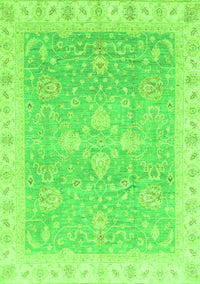 Oriental Green Traditional Rug, abs3783grn