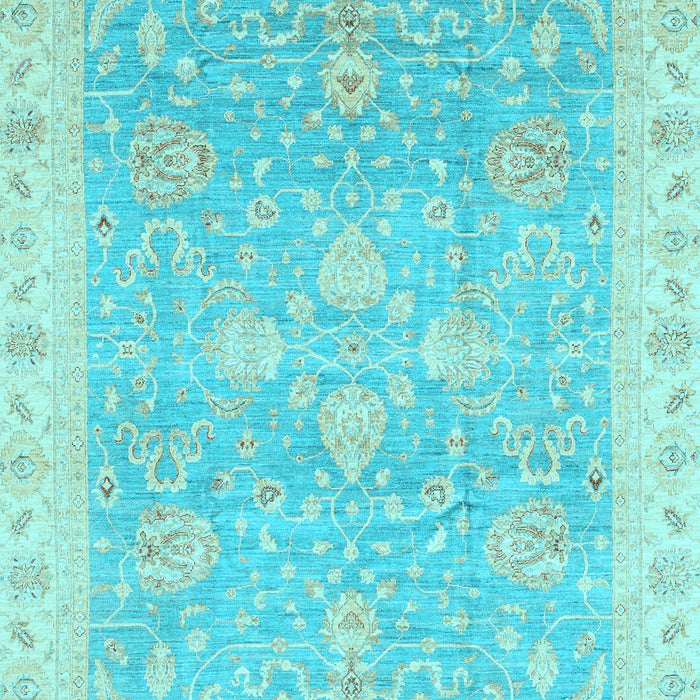 Machine Washable Oriental Light Blue Traditional Rug, wshabs3783lblu