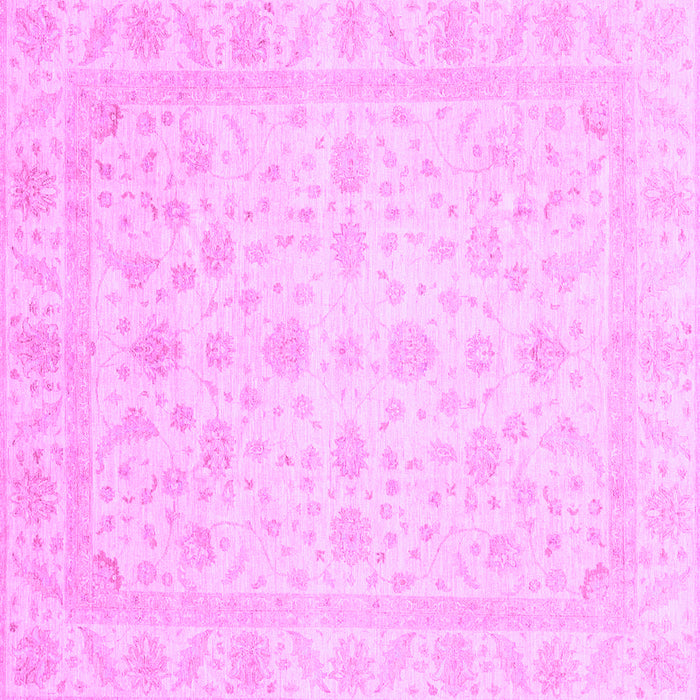 Square Oriental Purple Traditional Rug, abs3784pur