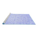 Sideview of Machine Washable Oriental Blue Traditional Rug, wshabs3784blu