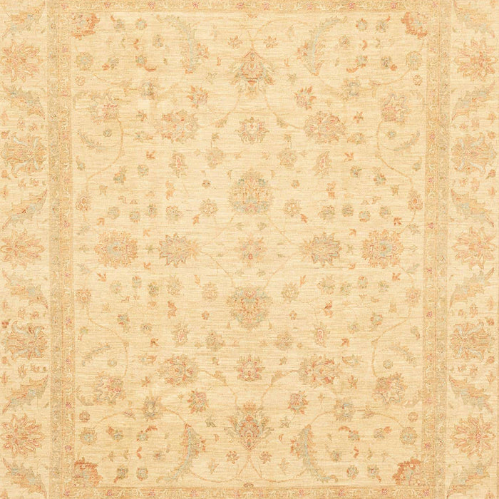 Machine Washable Abstract Mustard Yellow Rug, wshabs3784