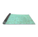 Sideview of Oriental Light Blue Traditional Rug, abs3784lblu