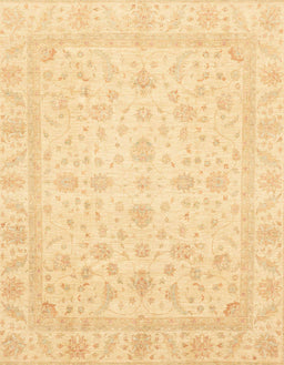 Abstract Mustard Yellow Oriental Rug, abs3784