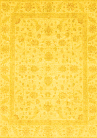 Oriental Yellow Traditional Rug, abs3784yw