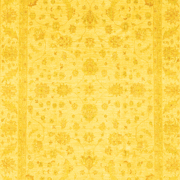 Oriental Yellow Traditional Rug, abs3784yw