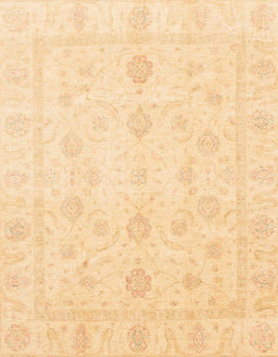 Abstract Chrome Gold Yellow Oriental Rug, abs3785