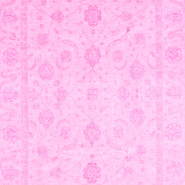 Machine Washable Oriental Pink Traditional Rug, wshabs3785pnk
