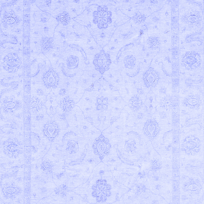 Machine Washable Oriental Blue Traditional Rug, wshabs3785blu