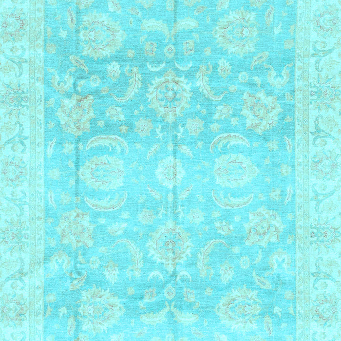 Machine Washable Oriental Light Blue Traditional Rug, wshabs3786lblu