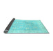 Sideview of Oriental Light Blue Traditional Rug, abs3786lblu