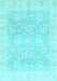 Oriental Light Blue Traditional Rug, abs3786lblu