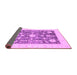 Sideview of Oriental Purple Traditional Rug, abs3787pur