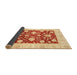 Sideview of Abstract Orange Red Oriental Rug, abs3788