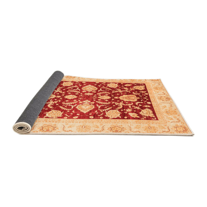 Sideview of Oriental Orange Traditional Rug, abs3788org
