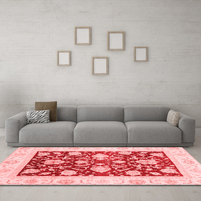 Traditional Red Washable Rugs