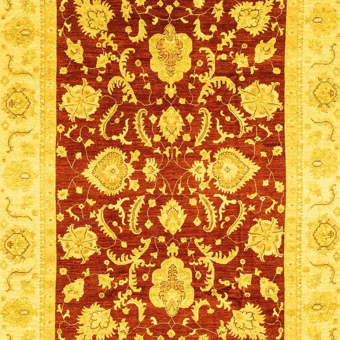 Oriental Yellow Traditional Rug, abs3788yw