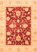 Oriental Orange Traditional Rug, abs3788org