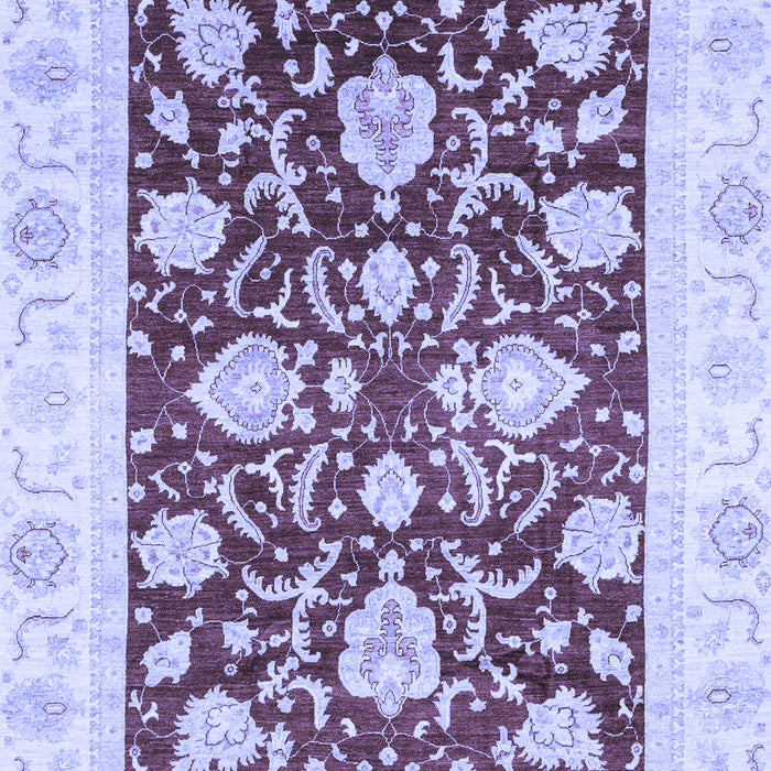 Machine Washable Oriental Blue Traditional Rug, wshabs3788blu