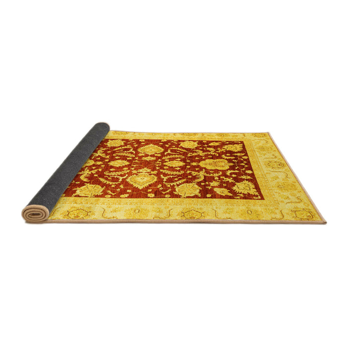 Sideview of Oriental Yellow Traditional Rug, abs3788yw