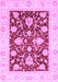 Machine Washable Oriental Purple Traditional Area Rugs, wshabs3788pur