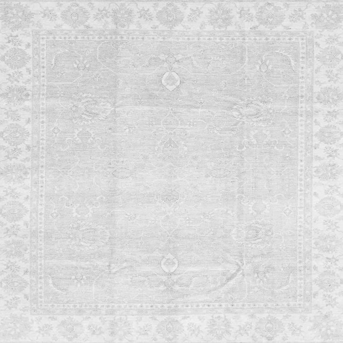 Square Machine Washable Oriental Gray Traditional Rug, wshabs3789gry