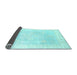 Sideview of Oriental Light Blue Traditional Rug, abs3789lblu