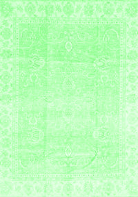 Oriental Emerald Green Traditional Rug, abs3789emgrn