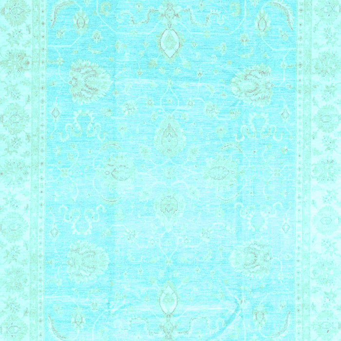 Machine Washable Oriental Light Blue Traditional Rug, wshabs3789lblu