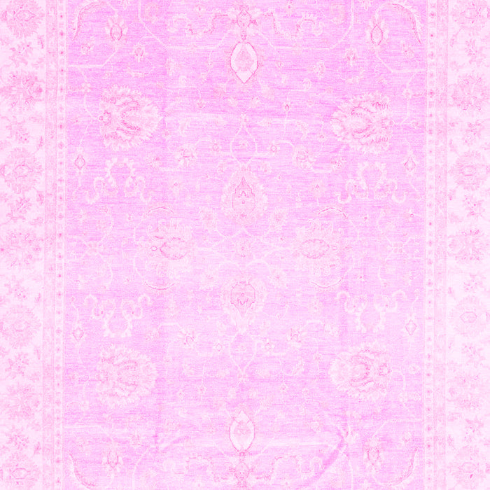 Machine Washable Oriental Pink Traditional Rug, wshabs3789pnk