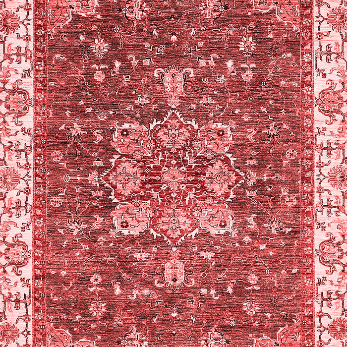 Machine Washable Abstract Red Modern Rug, wshabs378red