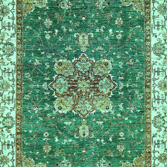 Machine Washable Abstract Turquoise Modern Area Rugs, wshabs378turq