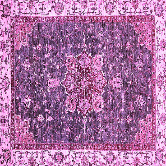 Square Abstract Purple Modern Rug, abs378pur