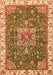 Machine Washable Abstract Orange Modern Area Rugs, wshabs378org