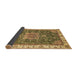 Sideview of Abstract Brown Modern Rug, abs378brn