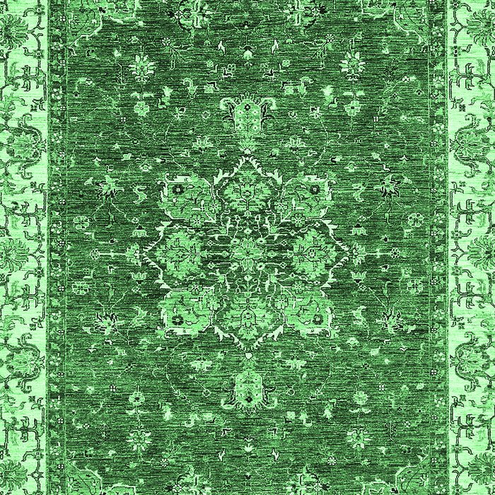 Abstract Emerald Green Modern Rug, abs378emgrn