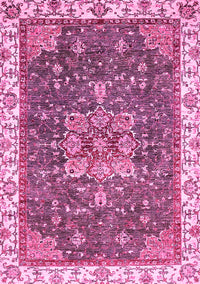 Abstract Pink Modern Rug, abs378pnk