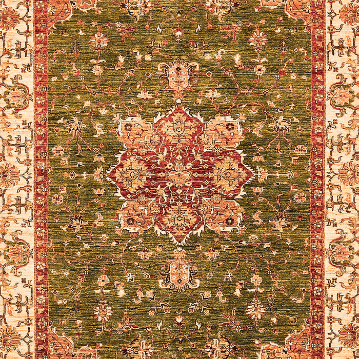 Abstract Orange Modern Rug, abs378org