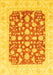 Machine Washable Abstract Yellow Modern Rug, wshabs3790yw