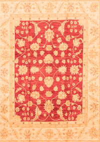 Abstract Orange Modern Rug, abs3790org