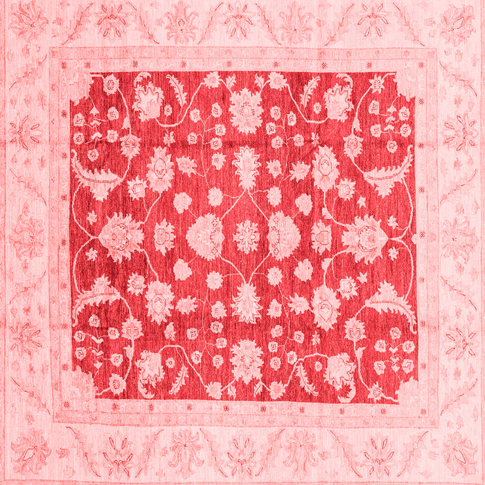 Machine Washable Abstract Red Modern Rug, wshabs3790red