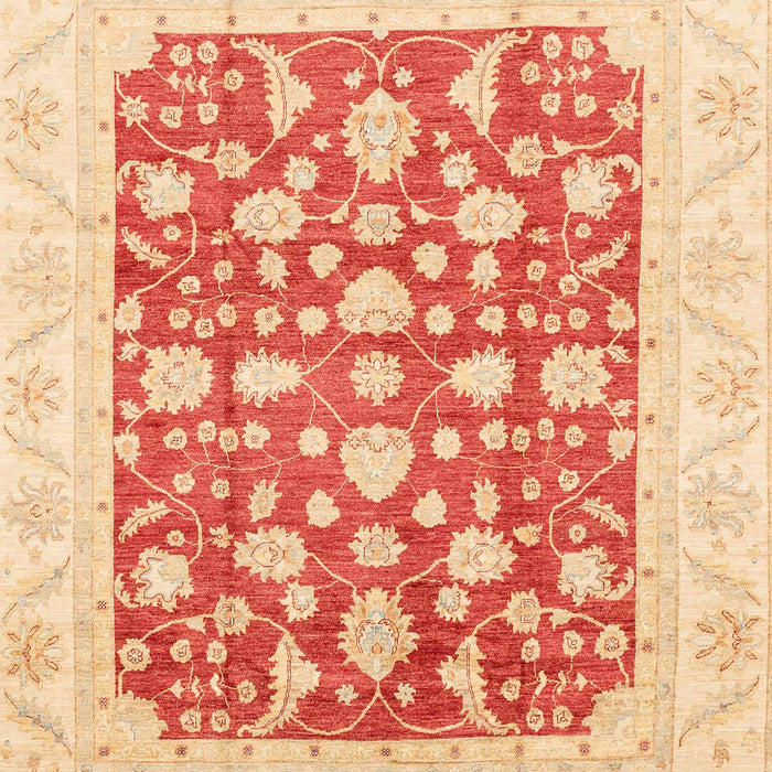 Machine Washable Abstract Bright Orange Rug, wshabs3790